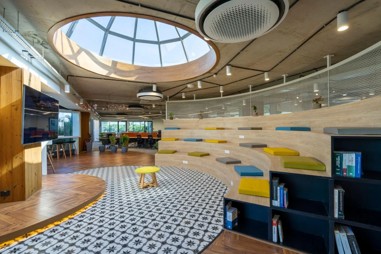 Completed corporate interior project by iKraft