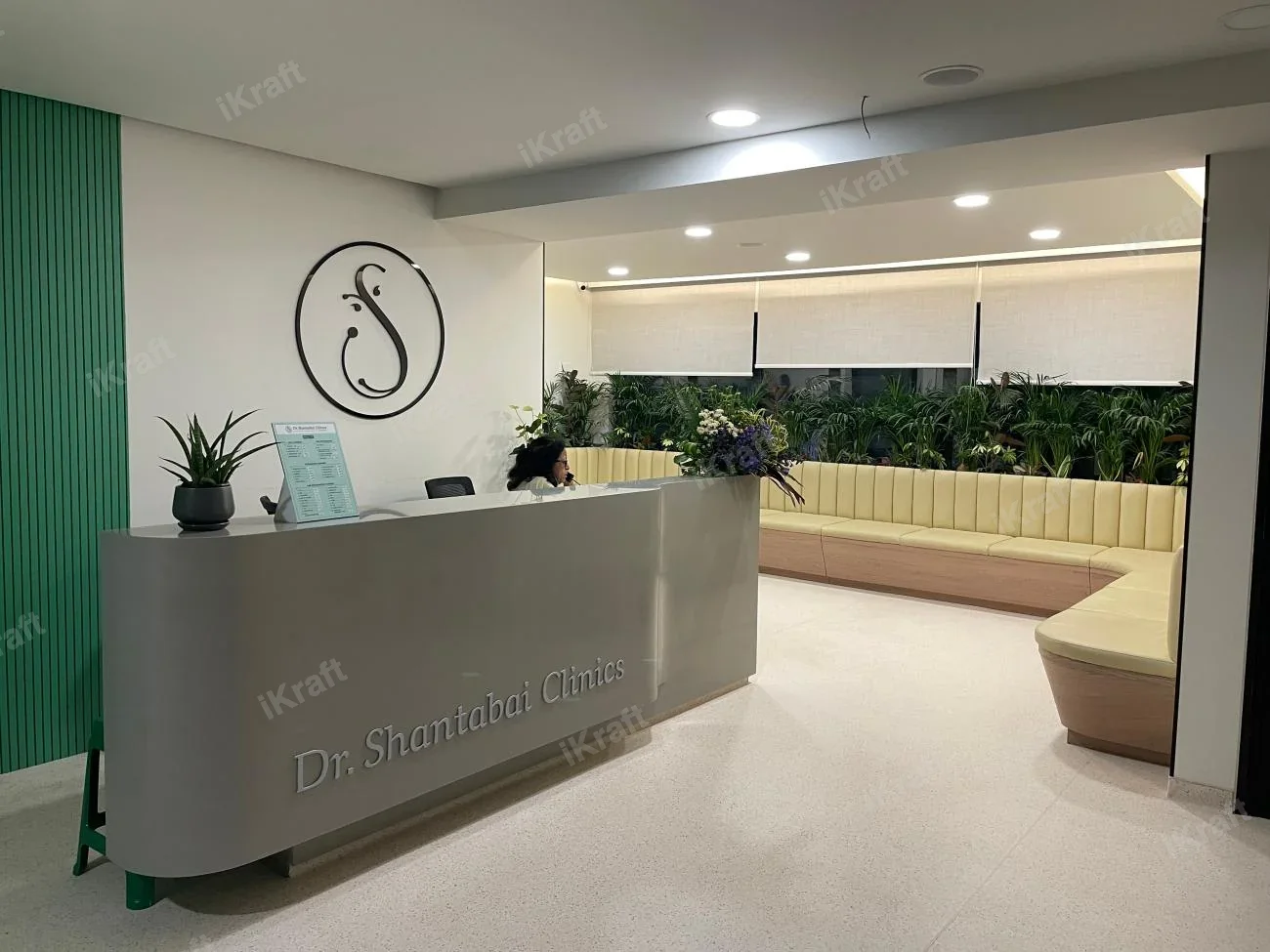 Shanthabai Clinic interior by iKraft, view 1